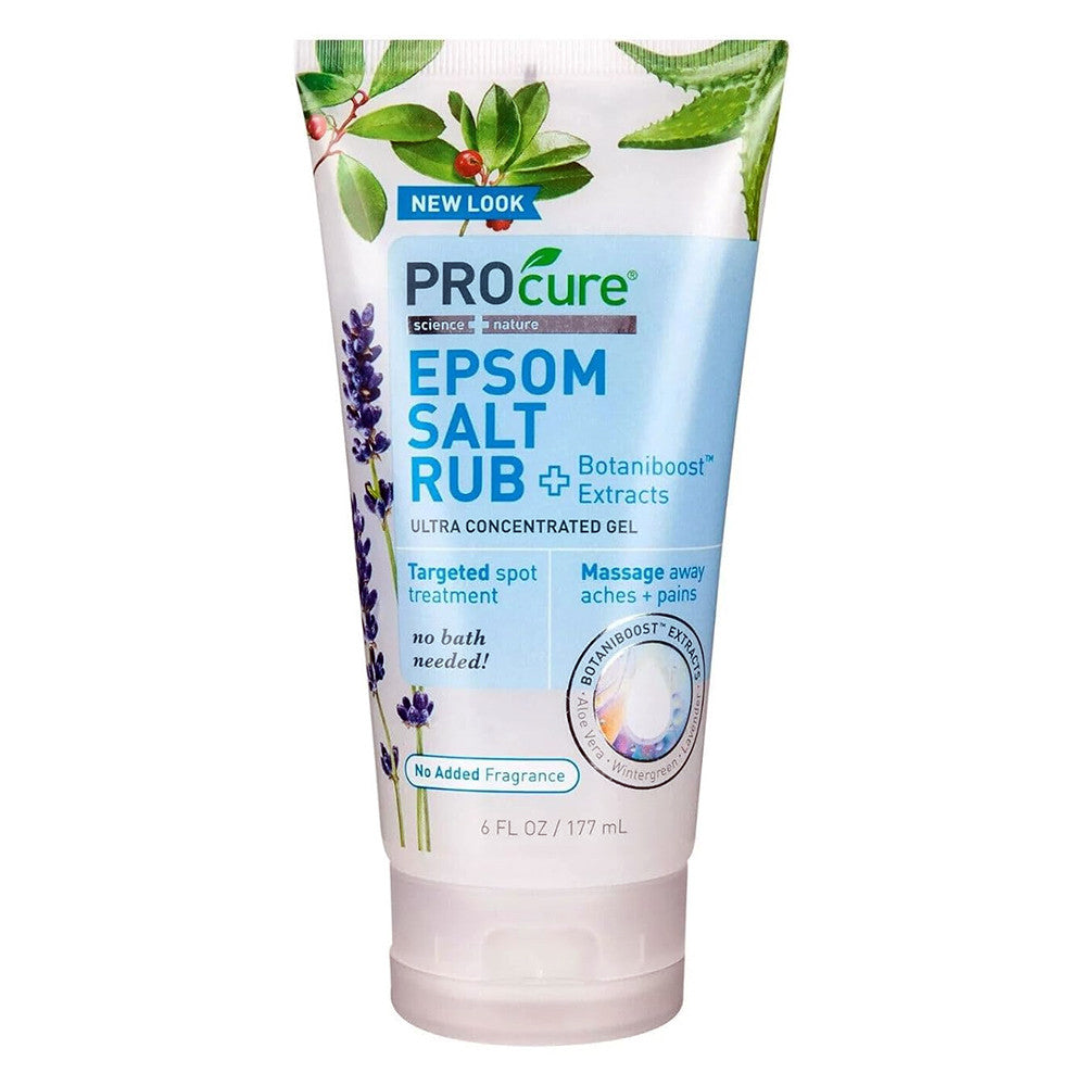 Procure Epsom Salt Rub with Ultra Concenttrated Gel, 6 Oz